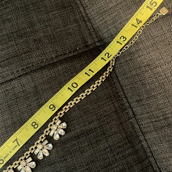 Max & Zoe Gold and Crystal Bib Necklace - Picture 4 of 15